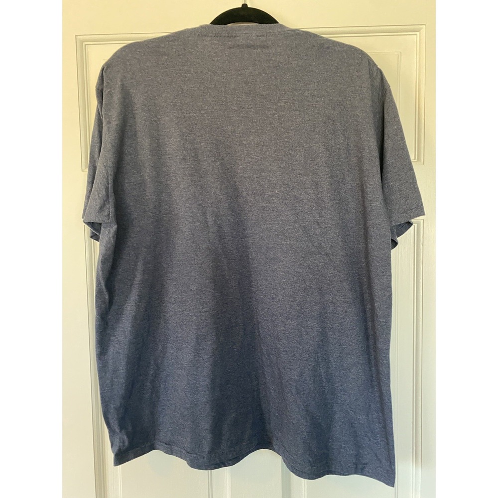 Mens Pregnancy T-Shirt SZ XL Leveling Up To Dad Graphic Announcement Gift Gray - Picture 2 of 6